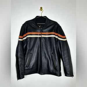 Cordura leather reversible jacket